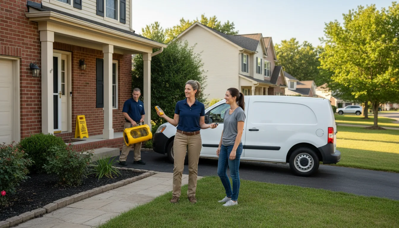 Residential water damage restoration in Lake City, CO